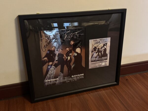 S__72318981 🎶【歌迷必收|aespa《Savage》1st Mini Album 全團親筆簽名專輯+Karina加簽祝福語】