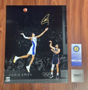 IMG_7135 🏀【球迷必收|Stephen Curry 巴黎奧運簽名海報】🔥