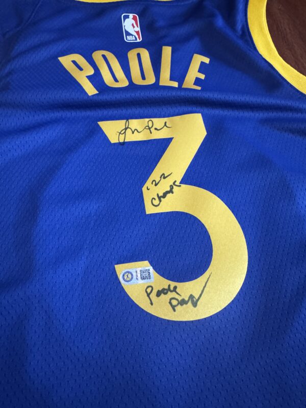 IMG_7161 🏀【球迷必收|Jordan Poole 勇士隊 親筆簽名球衣】