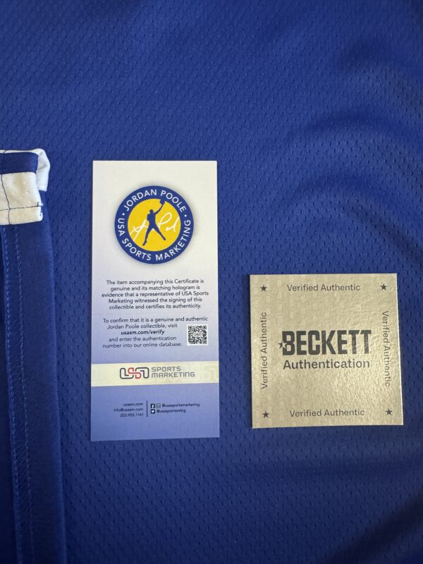 IMG_7163 🏀【球迷必收|Jordan Poole 勇士隊 親筆簽名球衣】