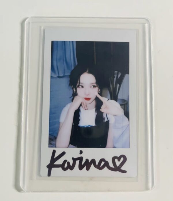 S__72507398 🎶【歌迷必收|aespa Karina 親筆簽名拍立得】