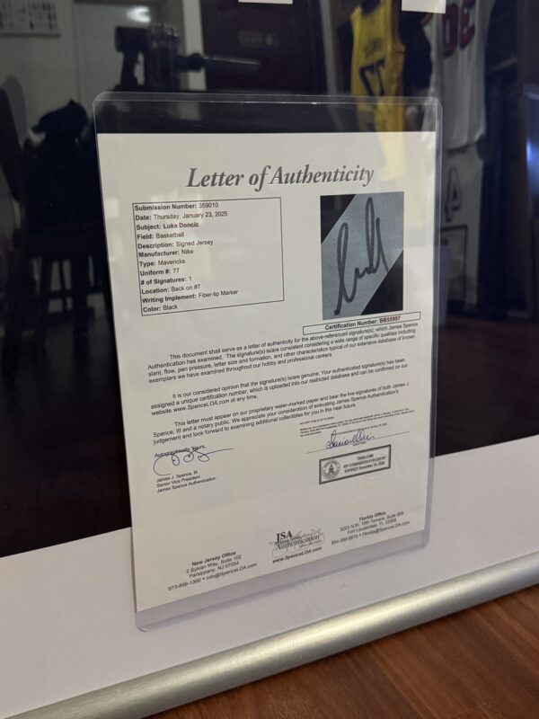 S__72581148 🏀【球迷必收|Luka Dončić 親筆簽名球衣】