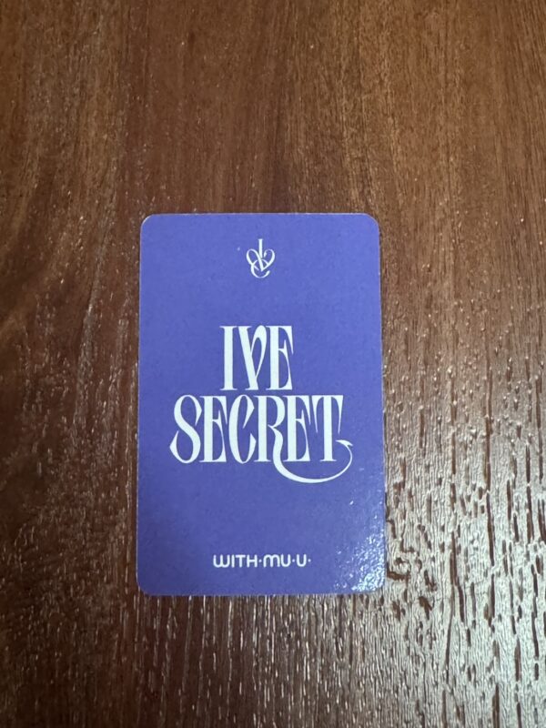 S__74129448 🎶【歌迷必收|《IVE SECRET》IVE 安俞真 親筆簽名小卡】