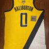 【收藏家先生】｜現貨不用等｜稀有款｜Tyrese Haliburton 加簽GO Pacers!  球迷版簽名球衣