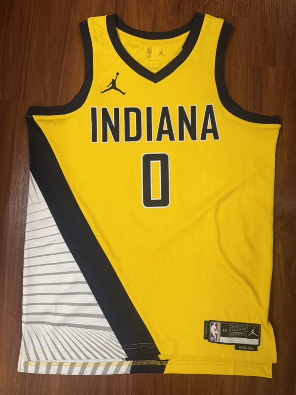 【收藏家先生】｜現貨不用等｜稀有款｜Tyrese Haliburton 加簽GO Pacers!  球迷版簽名球衣