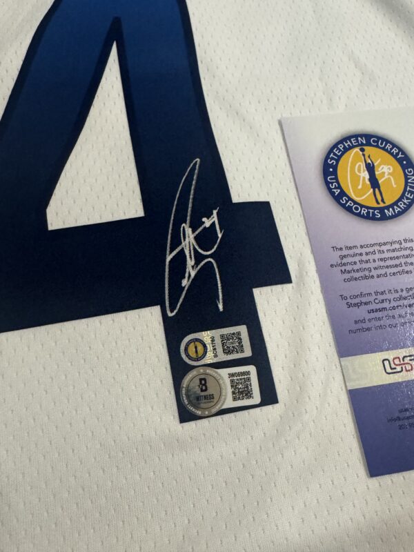 【收藏家先生】｜現貨不用等｜Stephen Curry 超稀有奧運版本球迷版簽名球衣