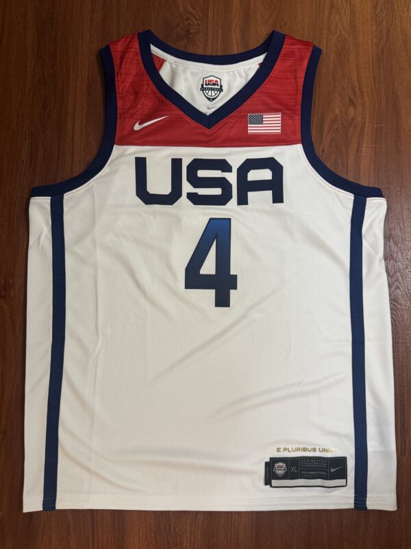 【收藏家先生】｜現貨不用等｜Stephen Curry 超稀有奧運版本球迷版簽名球衣