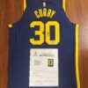 【收藏家先生】｜現貨不用等｜Stephen Curry 宣告版  大圖雙認證 球員版簽名球衣