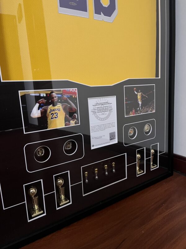 【收藏家先生】｜現貨不用等｜LeBron James 湖人時期時期 球員版 UDA認證 簽名球衣