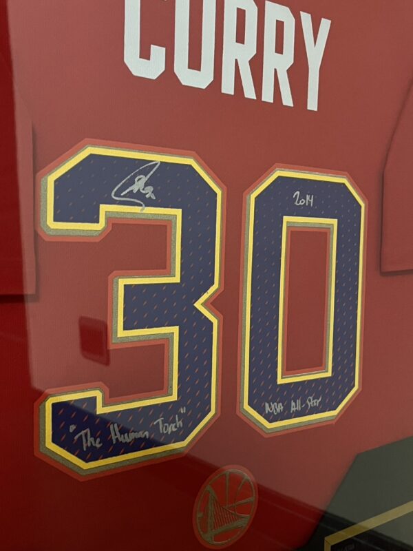 【收藏家先生 】｜現貨不用等｜超多銘文｜Stephen Curry 生涯首次明星賽 親筆簽名球衣
