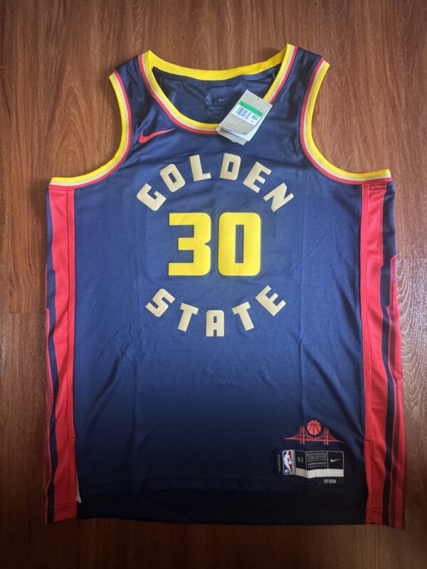 【收藏家先生】｜現貨不用等｜加簽座右銘｜4000三分同款｜Stephen Curry 球迷版 雙認證 簽名球衣