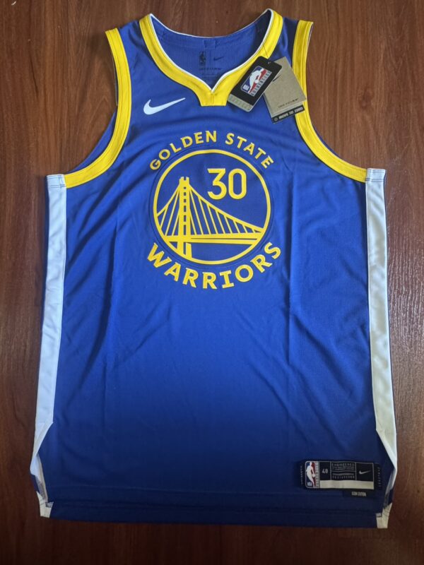 【收藏家先生】｜現貨不用等｜NBA｜簽名球衣｜Stephen Curry 客場藍 球員版 雙認證 簽名球衣