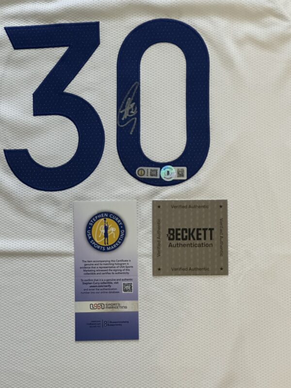 【收藏家先生】｜NBA｜簽名球衣｜現貨不用等｜Stephen Curry 球員版 雙認證 親筆簽名球衣