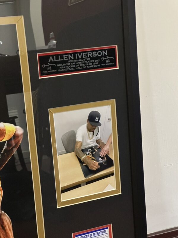【收藏家先生】｜現貨不用等｜Allen Iverson｜經典戰役 PSA認證親筆簽名海報