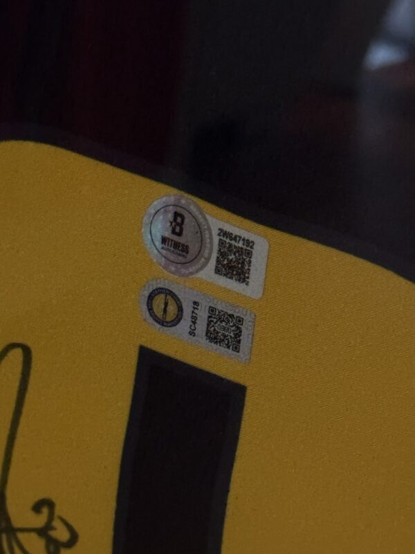 【收藏家先生】｜NBA ｜加簽座右銘｜4000三分同款｜Stephen Curry 球迷版 雙認證 簽名球衣