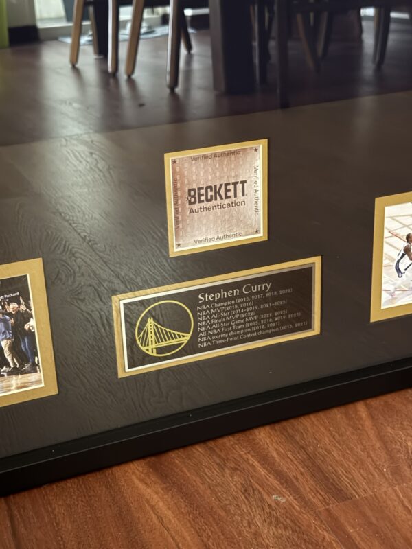 【收藏家先生】｜NBA ｜加簽座右銘｜4000三分同款｜Stephen Curry 球迷版 雙認證 簽名球衣