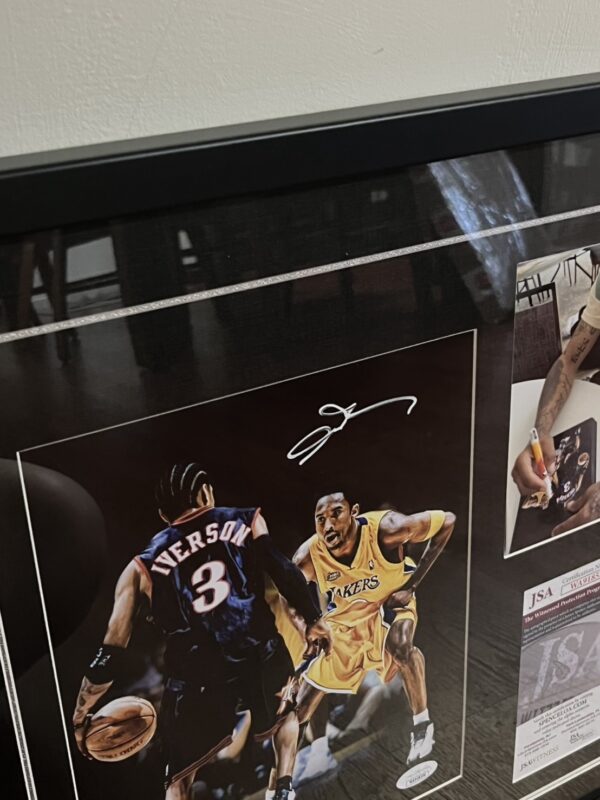 【收藏家先生】｜NBA｜Allen Iverson經典戰役 PSA認證親筆簽名海報