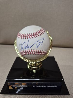 【收藏家先生】｜MLB｜現貨不用等｜山本由伸 Yoshinobu Yamamoto 官方認證親筆簽名球