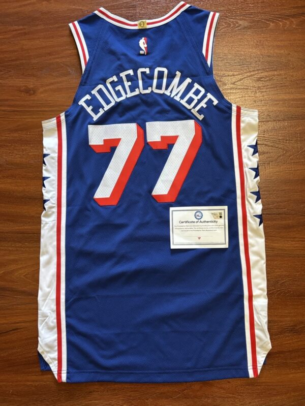 【收藏家先生】｜NBA｜簽名球衣｜VJ Edgecombe 更衣室等級球衣