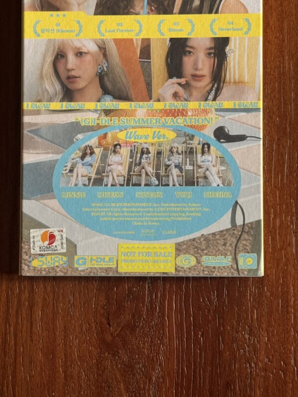 S__93134860_0 【收藏家先生】|韓團|I-DLE 全員親筆簽名專輯《I SWAY》Wave Ver.