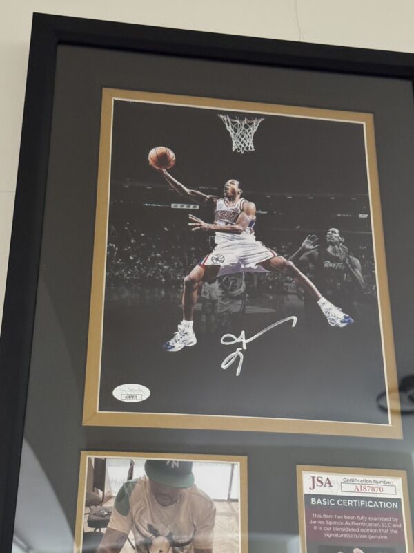 【收藏家先生】｜NBA｜Allen Iverson 簽名海報｜現貨不用等