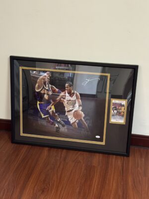 【收藏家先生】｜NBA｜Allen Iverson 親筆簽名海報｜JSA 認證｜裱框收藏｜現貨不用等