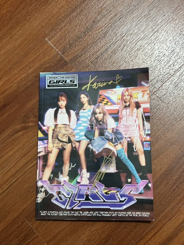 【收藏家先生】｜KPOP｜aespa 全員簽名專輯｜Girls｜非賣品宣傳盤｜現貨不用等