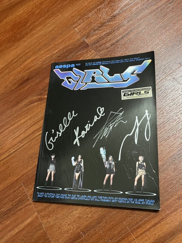 S__96264265_0 【收藏家先生】|KPOP|aespa 全員簽名專輯|Girls|宣傳盤(NOT FOR SALE)|現貨不用等