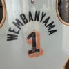 6.2 【收藏家先生】|現貨不用等|NBA|簽名球衣|Wembanyama 球員版 有贊助標 Fanatics認證 簽名球衣