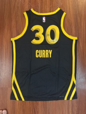 【收藏家先生】｜現貨不用等｜NBA｜Stephen Curry球迷版BAS、USASM、Fanatics 認證 簽名球衣