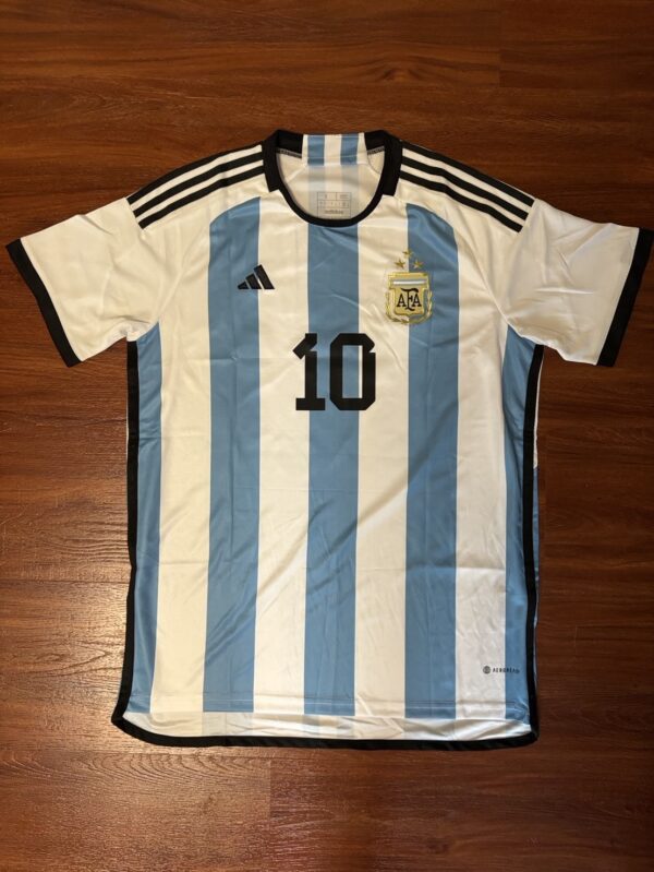 【收藏家先生】｜足球｜簽名球衣｜Messi 梅西 阿根廷國家隊 BAS認證簽名球衣