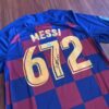 【收藏家先生】｜足球｜簽名球衣｜Messi 梅西巴塞 BAS認證簽名球衣