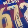 【收藏家先生】｜足球｜簽名球衣｜Messi 梅西巴塞 BAS認證簽名球衣