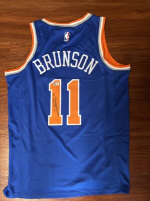 aa.1 【收藏家先生】|現貨不用等|NBA|簽名球衣|Jalen Brunson 球迷版 BAS認證 親筆簽名球衣