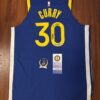 【收藏家先生】｜可預購｜NBA｜簽名球衣｜Stephen Curry 球員版 加簽ICDAT 簽名球衣
