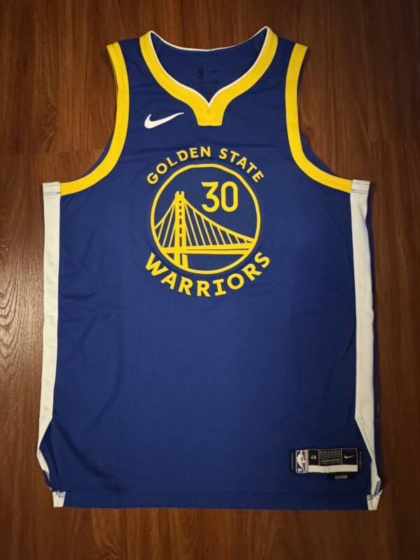 【收藏家先生】｜可預購｜NBA｜簽名球衣｜Stephen Curry 球員版 加簽ICDAT 簽名球衣
