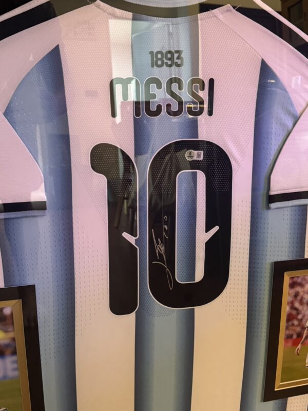 33.3 【收藏家先生】|可預購|足球|簽名球衣|Messi 梅西 2026世界盃 BAS認證簽名球衣