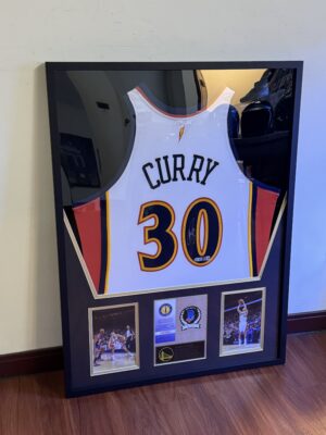 【收藏家先生】｜現貨不用等｜NBA｜簽名球衣｜新人年｜Stephen Curry 稀有新人白 親筆簽名球衣